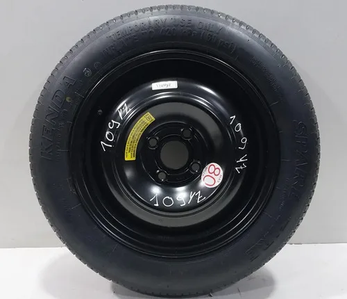 Roda Estepe Fino R15 Honda City 2022 A 2025 Original Preto