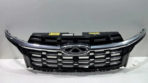 Grade Central Parachoque Dianteiro Chery Tiggo 8x Peq Detalh Preto