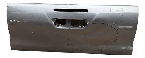 Tampa Traseira Hilux Srv 2016 2017 2018 2019 2020 A 2023 Grafite
